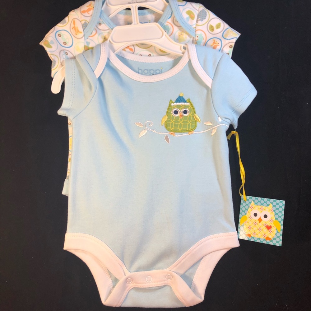 Happi 0-3 month baby clothes set of 2